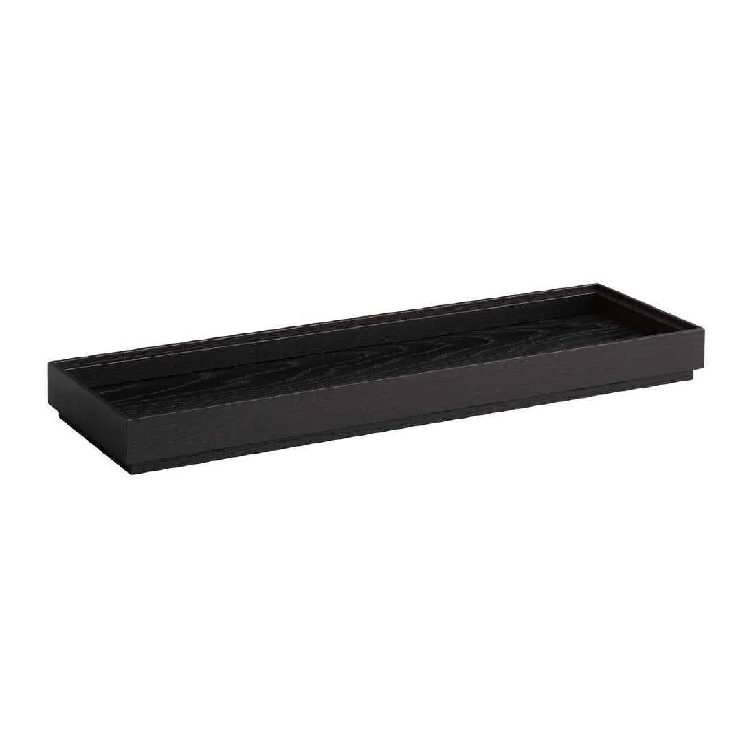 APS VALO Wooden Box Black GN 2/4 45x530x162mm