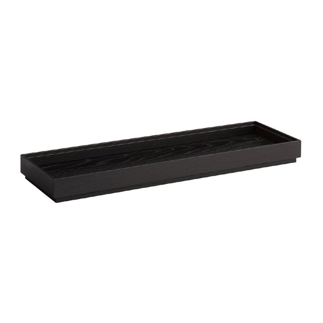 APS VALO Wooden Box Black GN 2/4 45x530x162mm