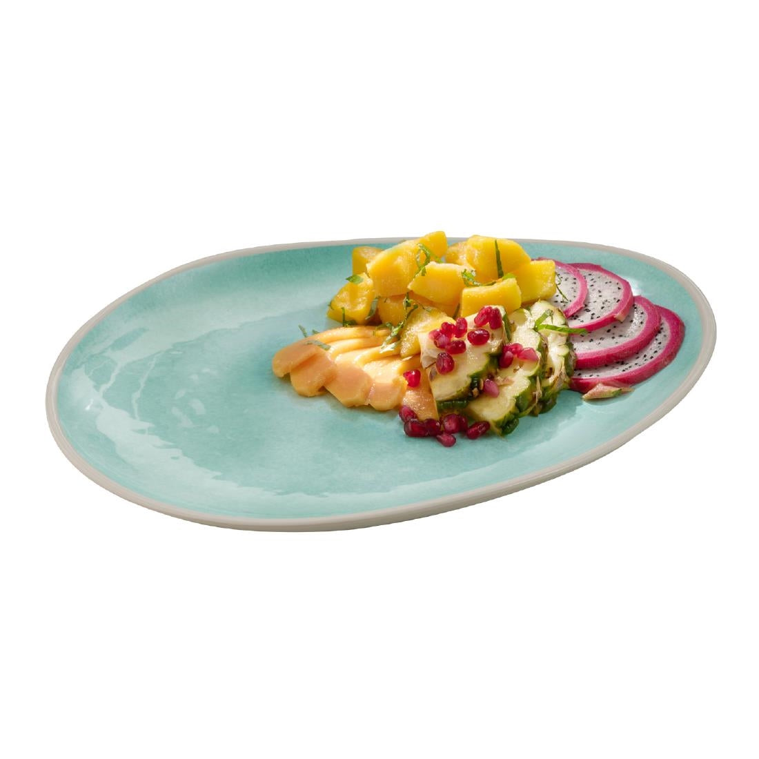 APS CALA Melamine Plate Green 335x260mm