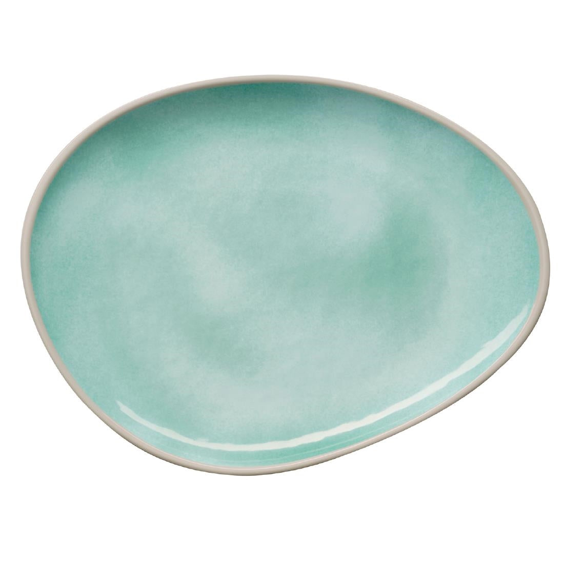 APS CALA Melamine Plate Green 335x260mm