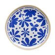 APS FLORYN Melamine Plate White & Blue 215mm