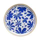 APS FLORYN Melamine Plate White & Blue 215mm