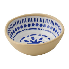 APS FLORYN Melamine Bowl White & Blue 80mm