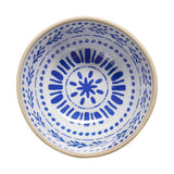 APS FLORYN Melamine Bowl White & Blue 160mm