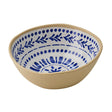 APS FLORYN Melamine Bowl White & Blue 160mm