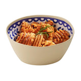 APS FLORYN Melamine Bowl White & Blue 200mm