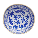 APS FLORYN Melamine Bowl White & Blue 200mm