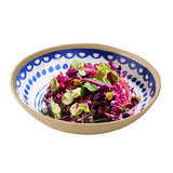 APS FLORYN Melamine Bowl White & Blue 190mm