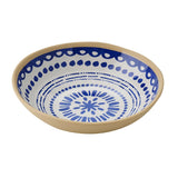 APS FLORYN Melamine Bowl White & Blue 190mm