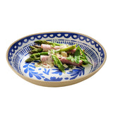 APS FLORYN Melamine Bowl White & Blue 330mm