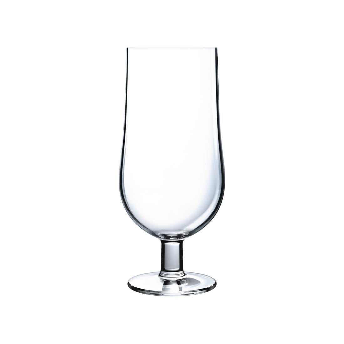 Arcoroc Wells Stemmed Beer Glasses 280ml (24 Pack) | JN909