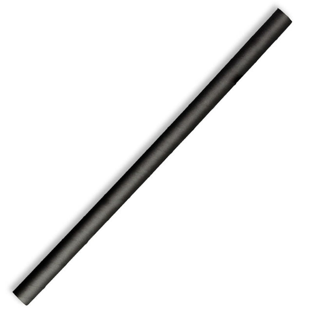 Jumbo BioStraw - Black - 10mm - 2500/ctn - - BioPak commercial catering consumable