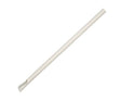 Individually Wrapped BioStraw - White - 8mm x 210mm - 3000/ctn - white - BioPak commercial catering consumable