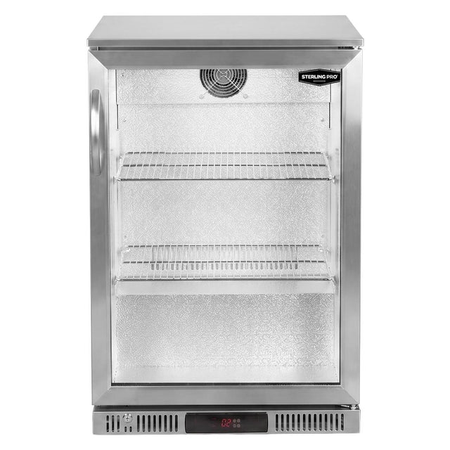 Sterling Pro Green Single Door Bottle Cooler SP1LO-OUT-STS