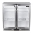 Sterling Pro Green SP2LO-OUT-STS Double Door Stainless Steel Outdoor Bottle Cooler