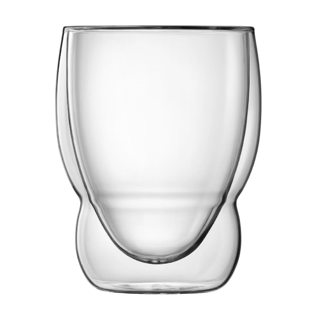 Luigi Bormioli Globe Double-Walled Latte Cups 290ml (12 Pack)