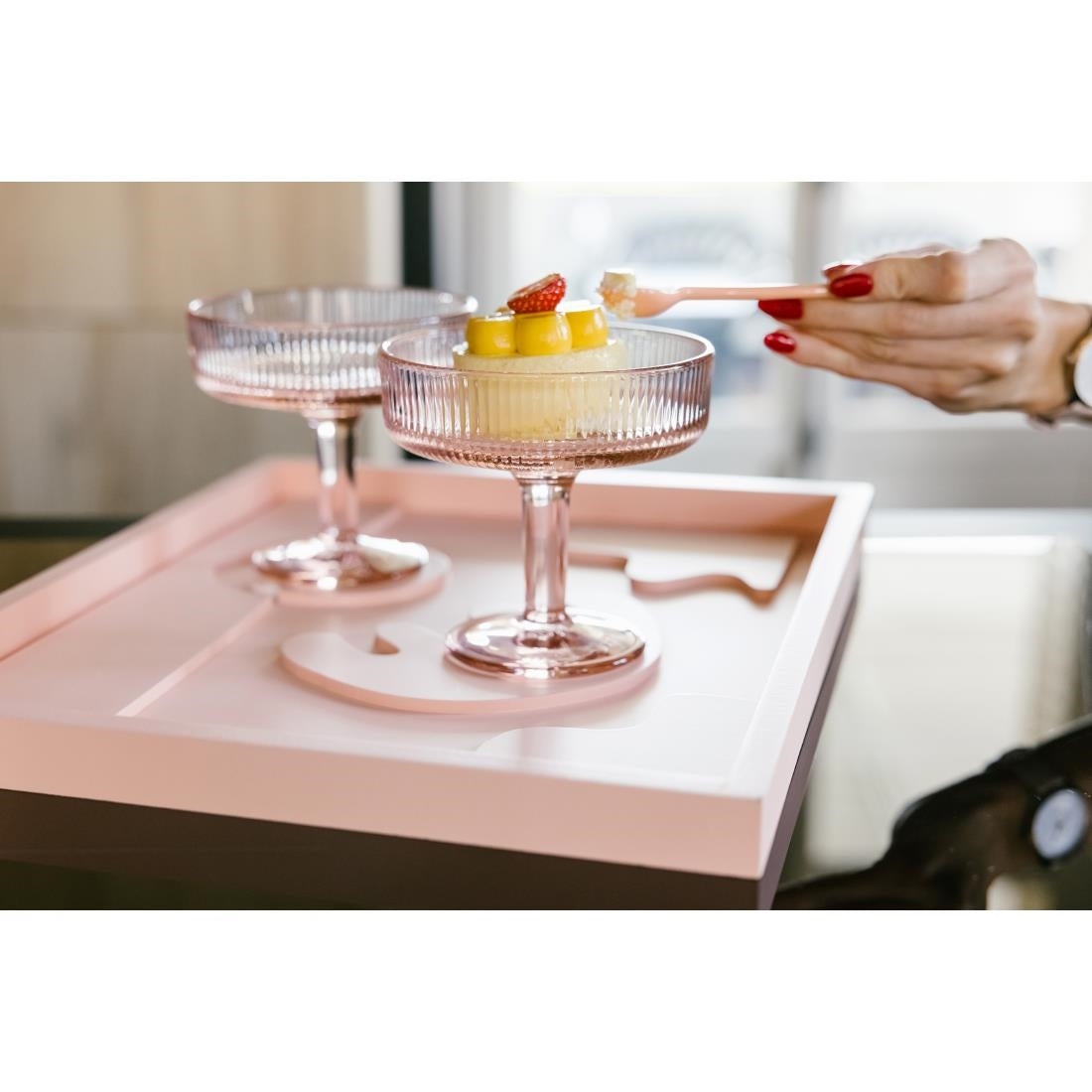La Rochere Alice Dessert Dishes Rose 350ml (6 Pack)