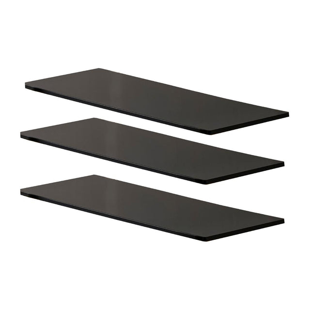 WNK Acrylic Inserts for 3-Tier Cake Stand Black (3 Pack)