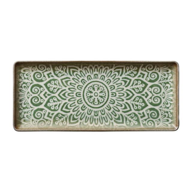 Heart & Soul Soulmate Jade Rectangular Platters 350x150mm (6 Pack)