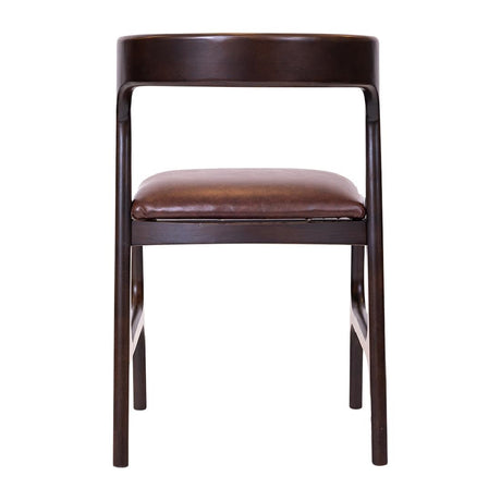 Copenhagen Dining Chairs in Dark Walnut & Bison Espresso (6 Pack)