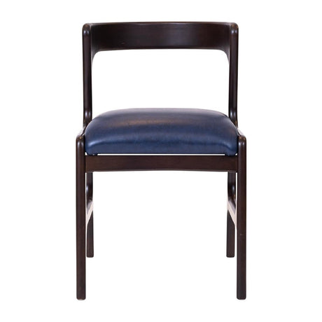 Copenhagen Dining Chairs in Dark Walnut & Bison Midnight (6 Pack)