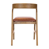 Copenhagen Dining Chairs in Weathered Oak & Bison Tan (6 Pack)