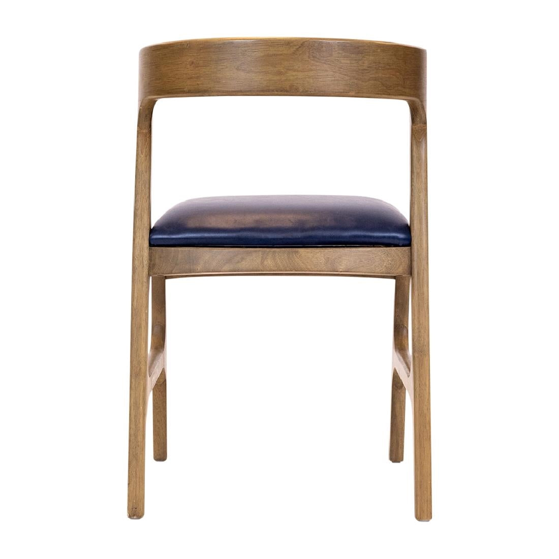 Copenhagen Dining Chairs in Weathered Oak & Bison Midnight (6 Pack)