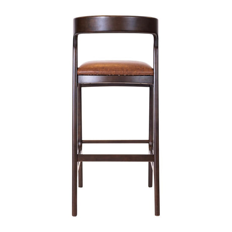 Copenhagen Bar Chair in Dark Walnut & Bison Tan (6 Pack)