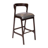 Copenhagen Bar Chair in Dark Walnut & Bison Smoke (6 Pack)