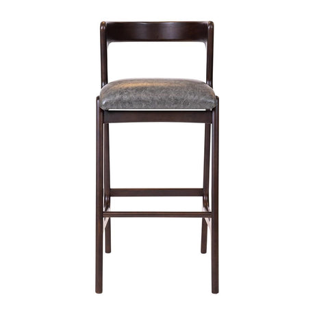 Copenhagen Bar Chair in Dark Walnut & Bison Smoke (6 Pack)