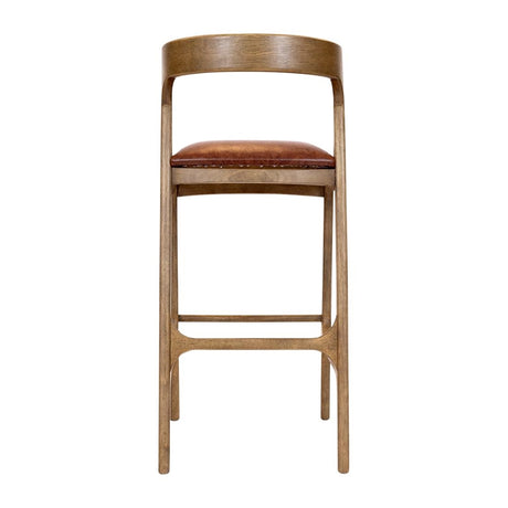 Copenhagen Bar Chair in Weathered Oak & Bison Tan (6 Pack)