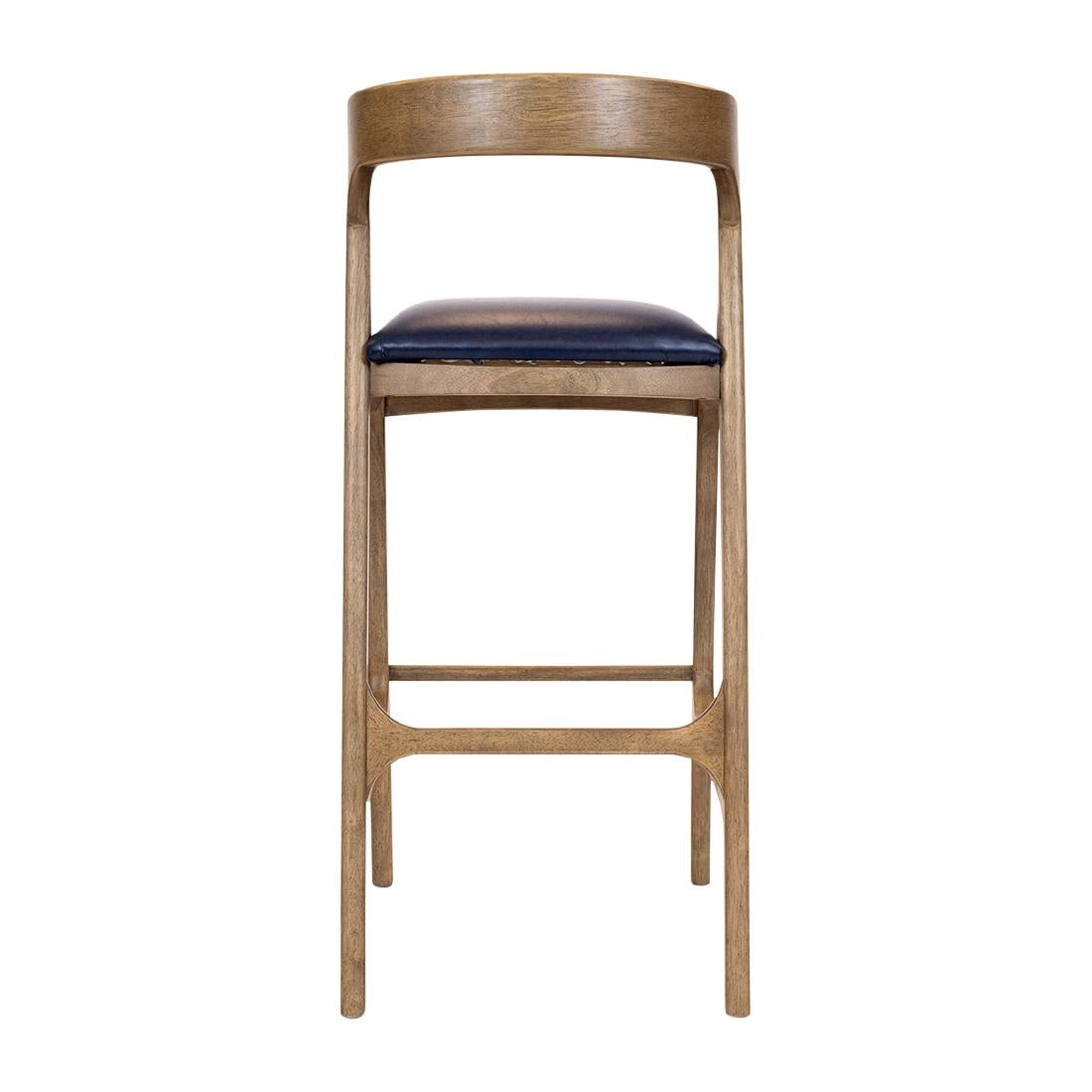 Copenhagen Bar Chair in Weathered Oak & Bison Midnight (6 Pack)