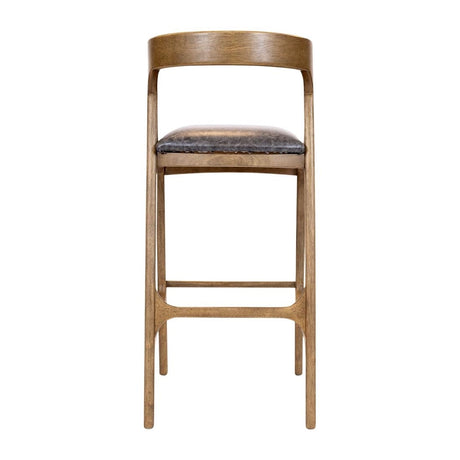Copenhagen Bar Chair in Weathered Oak & Bison Smoke (6 Pack)