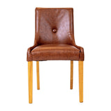 Bath Dining Chair in Soft Oak & Bison Tan (6 Pack)