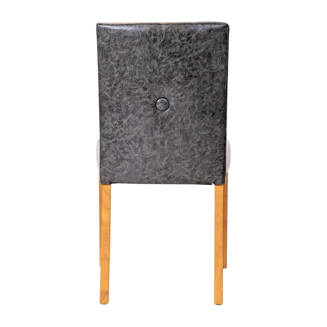 Bath Dining Chair in Soft Oak & Bison Smoke (6 Pack)
