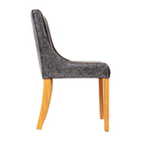 Bath Dining Chair in Soft Oak & Bison Smoke (6 Pack)