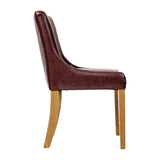 Bath Dining Chair in Weathered Oak & Bison Espresso (6 Pack)