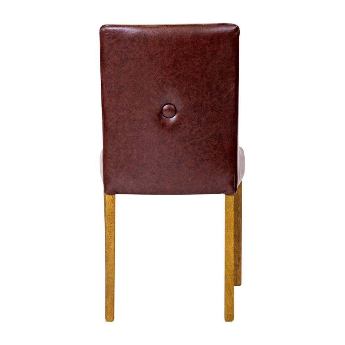 Bath Dining Chair in Weathered Oak & Bison Espresso (6 Pack)