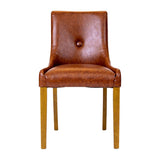 Bath Dining Chair in Weathered Oak & Bison Tan (6 Pack)