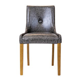 Bath Dining Chair in Weathered Oak & Bison Smoke (6 Pack)