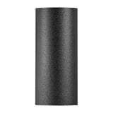 Nordlux Asbol Round Wall Light Black