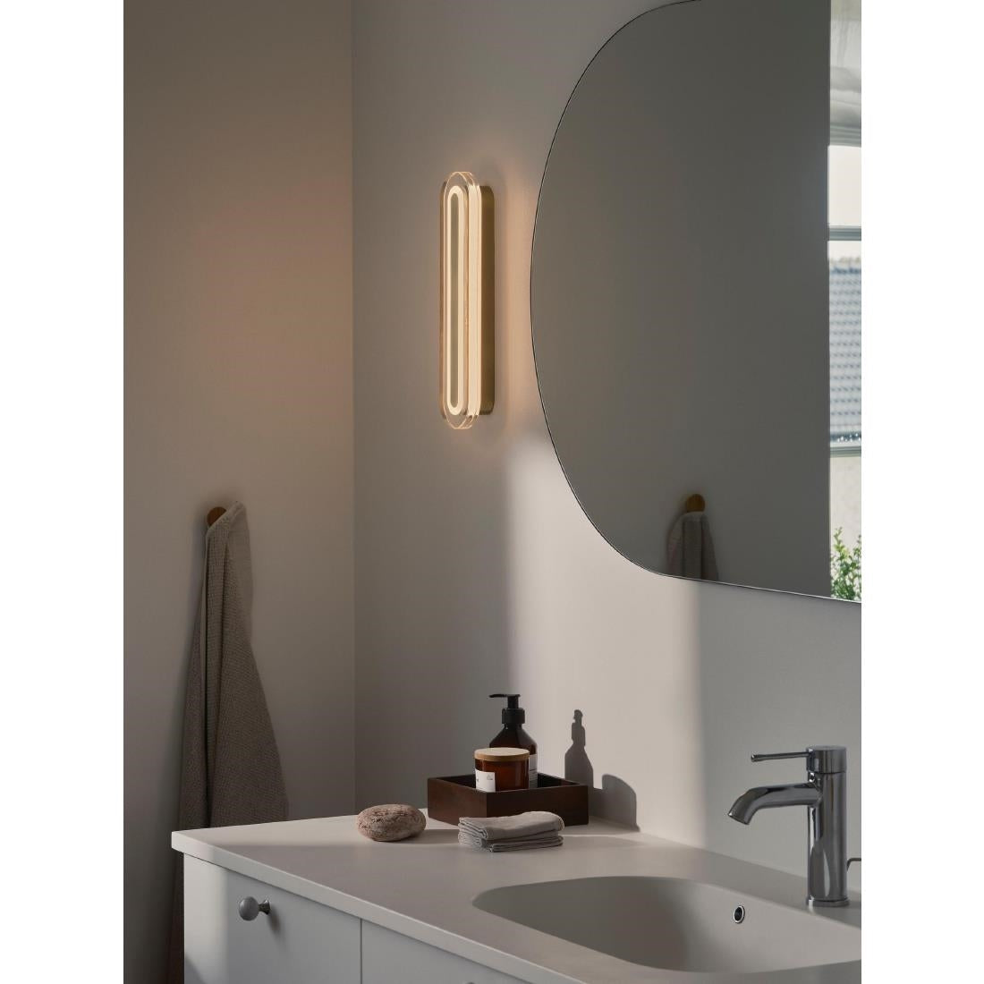 Nordlux Cavara Wall Light Brass