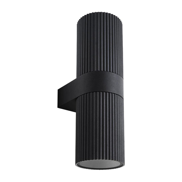 Nordlux Kyklop Ripple Maxi Wall Light Black