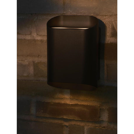Nordlux Nico 22 Round Maxi Wall Light Black