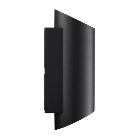 Nordlux Nico 22 Round Maxi Wall Light Black