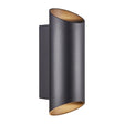 Nordlux Nico Round 22 Wall Light Black