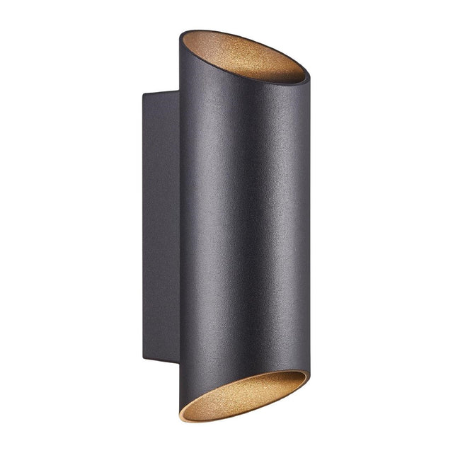 Nordlux Nico Round 22 Wall Light Black