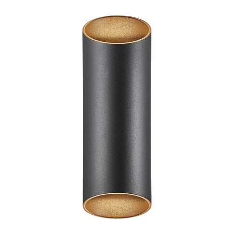 Nordlux Nico Round 22 Wall Light Black