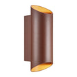 Nordlux Nico Round 22 Wall Light Rusty