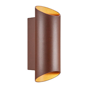 Nordlux Nico Round 22 Wall Light Rusty